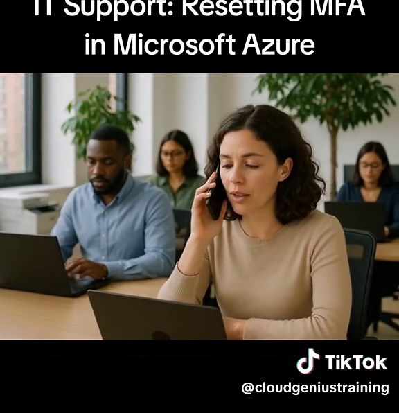 IT Support: Resetting MFA in Microsoft Azure
