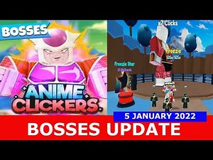 NEW UPDATE *Secret Boss Companions* [BOSSES] Anime Clicker Simulator ROBLOX | January 5, 2022