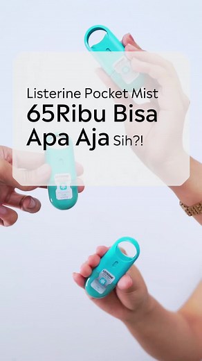 Kecil-Kecil Cabe Rawit: Listerine Pocket Mist Segar