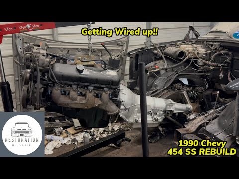 Getting It Wired Up!!! 1990 Chevy 454 SS Rebuild