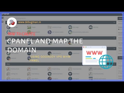 How to create cpanel and map the domain using godaddy VPS WHM Panel