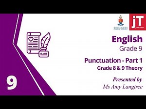 Gr9 English - Punctuation - Part 1