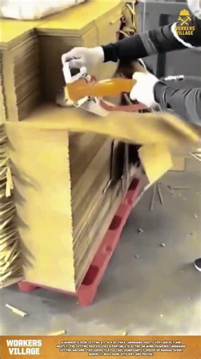 Heavy-Duty Electric Cardboard Cutter Demonstration