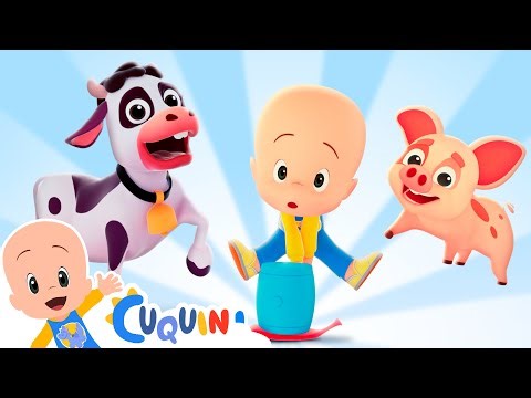 Farm animal surprise eggs | Cleo & Cuquin Educational Videos for Children