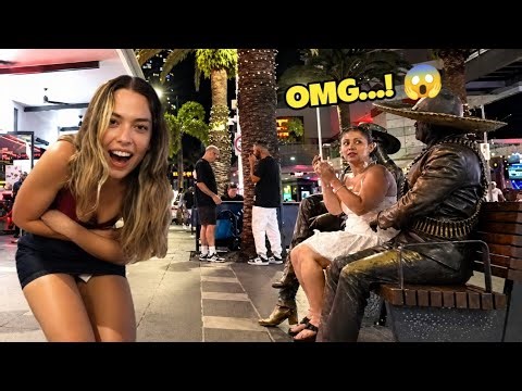 Statue Prank Gone Wrong 😱 She Wasn’t Ready for This Statue Prank 😱