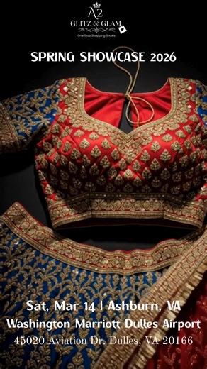 DMV HERE IS AN UPDATE ON DESI SHOPPING CALENDER PLANNING!!! SPRING SHOWCASE 2026 WITH DESI VIBES OF FASHION, GLITZ & GLAM BIGGER. BOLDER. BEAUTIFUL. Save The Date!! 🌸ASHBURN SPRING SHOPPING SHOW 🌸 📅 Sat, Mar 14 | Ashburn, VA ⏰ 11 AM – 7 PM 📍 Washington Marriott Dulles Airport, 45020 Aviation Dr. Dulles, VA 20166 🚗 Free Parking Shop the best in custom diamond jewelry, gold jewelry, sarees, lehengas, salwar suits, men’s & kids ethnic wear, handbags, juttis, accessories, home décor, and more —