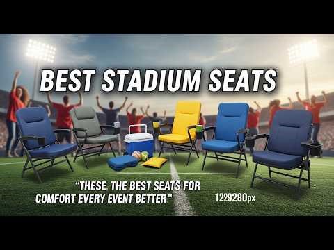 TOP 5 Best Stadium Seats 2026 | Stadium Chairs Review