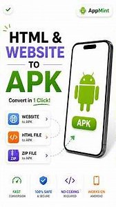 HTML & Website to APK 🔥 | Convert HTML File to Android App Using AppMint