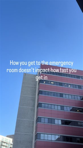 It’s a common misconception that how you arrive to the emergency department affects how fast you get seen. Your triage score is independent of how you get to the ER. It’s solely a reflection of your chief complaint, vital signs, medical history and other objective data. It’s also only captures the initial moment in time when you’re triaged. It can change if your clinical status changes (though it will never decrease) Triage is a constantly evolving area of nursing that requires astute observatio