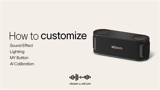 How to customize the LG xboom Bounce with the ThinQ App *For other languages, please use the in-video translation option. 00:08 Open ThinQ App 00:18 Sound effect 00:51 Lighting 01:34 MY Button | Setting Favorites 02:02 MY Button | Customizing 03:23 AI Calibration | Product 03:56 AI Calibration | ThinQ App #bluetoothspeaker #lgxboom #lgxboombounce | LG Global