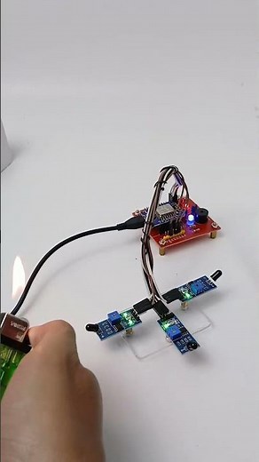 Tutorial project arduino sistem alarm kebakaran berbasis Internet of things #iotproject