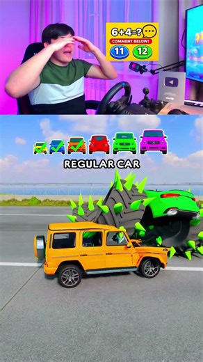 Big & Small Cars vs Big Wheels #2 | BeamNG.drive #beamngdrive