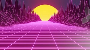 Synthwave 80s Style Animation Background Stock Footage Video (100% Royalty-free) 1042551412 | Shutterstock