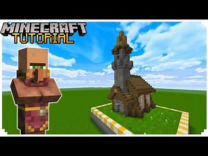 MINECRAFT | Como Construir Uma Casa Fácil - *Villager* House Tutorial clérigo