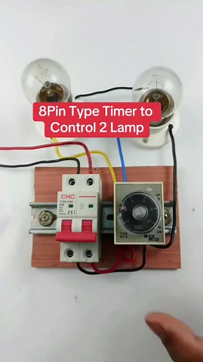 8 Pin Timer Wiring for Lamp Control - Electrical Engineering Tutorial