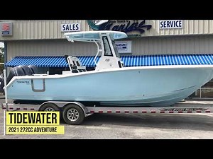 2021 Tidewater 272 CC Adventure - The Ultimate True Fishing Boat - Realize Your Dreams Today.