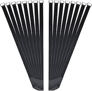 30 inch Reusable Extend Securing Strap - Fastening Cable Strap - 16 PACK Adjustable Nylon Hook and Loop Cable Tie Down Strap