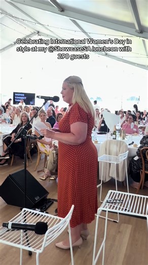 International Women’s Day long lunch with 290 guests in the Rose Garden Pavilion in Adelaide’s Botanic Gardens was magical this weekend. It had been sold out for a month. Inspiration from all speakers and an energetic room.