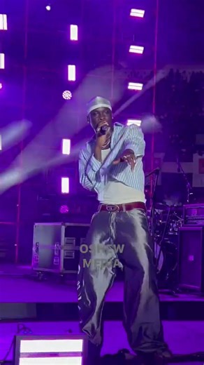 Nigeria’s Fireboy on stage at the GTCO music concert at the Accra sports Stadium #2025