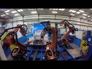 cellule de soudage par résistance 3 robots