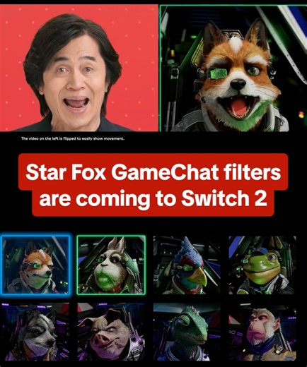 Becoming a Nintendo VTuber Is Now A Reality With New Star Fox GameChat Update For Switch 2