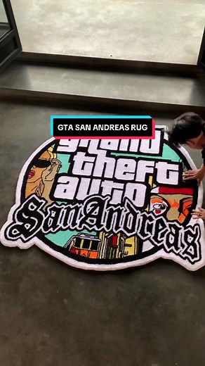 Grand Theft Auto San Andreas Rug - Custom Handtufted Carpet