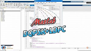 基于DQPSK调制解调+LDPC编译码通信链路matlab误码率仿真