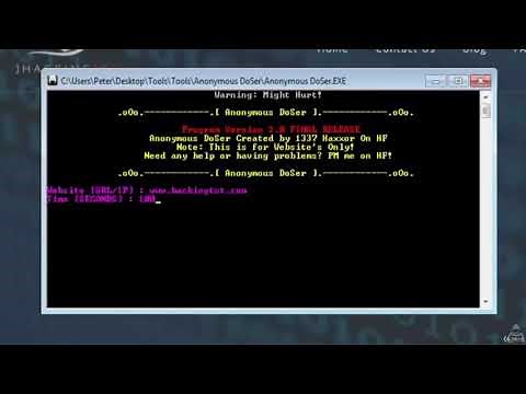 7 Performing a DOS Attck with Anonymous DoSer