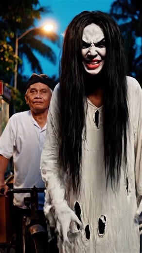 Abang tukang bakso ketemu mak Kunti #horror #kuntilanak #horor