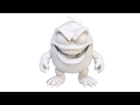 3D model of a monster character for Halloween. Superhive, CGtrader, Cults3d (no sound)