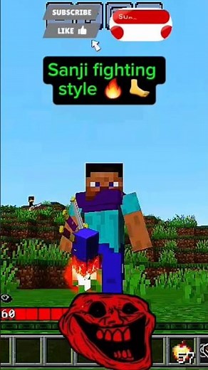 THE‼️BEST🔥sanji‼️ ONE PIECE 🔥 ADDON MOD FOR MINECRAFT 1.21.100 #minecraft #shorts