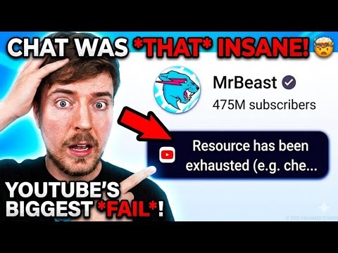 Mrbest Officially Broke YouTube’s Servers 🤯 #mrbeast #viral