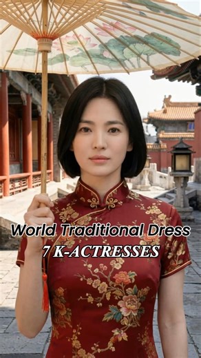 7 K-Actresses in Traditional Dresses from Around the World — Song Hye-kyo • Park Min-young