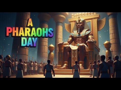 👑🏛️✨ A PHARAOH'S DAY: TRADITION AND DUTY 🌞🗝️🛡️