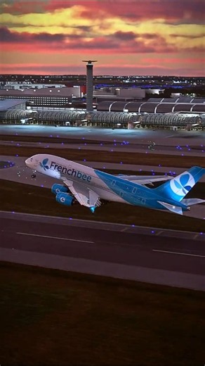 🔥 French Bee A380 — Most Amazing Takeoff Ever! #avgeek #shorts