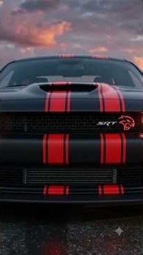 ​Futuristic Dodge Challenger SRT Hellcat - Cinematic 8K #usa #viral