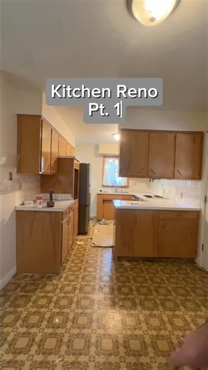 1960’s kitchen Reno part 1 #kitchen #remodel #diy