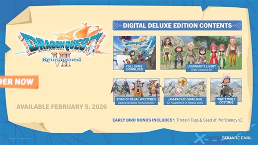 Dragon Quest 7 reimagined official demo launch trailer