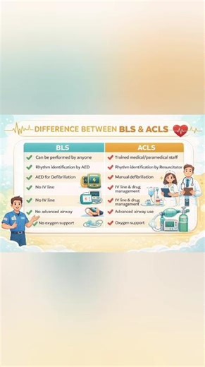 ACLS vs BLS | Easy Difference Explained in Minutes!