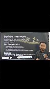 Steady State Heat Transfer Explained in 60 Seconds | Heat Transfer Basics #shorts