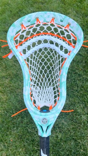 Joshua Davis on Instagram: "Good vibes. Evo V dyed up with a tropical theme strung up with some 4S! #lacrosse #lacrossestick #warrior #evo #ecd #stringking"
