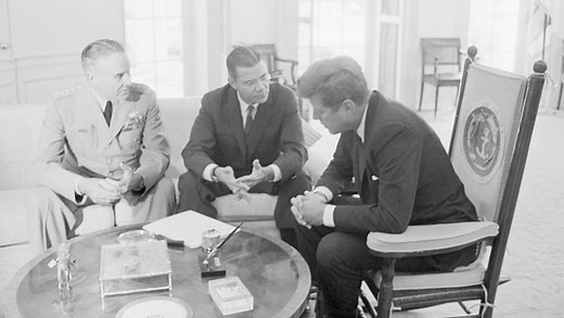 McNamara and Kennedy Discuss Vietnam War