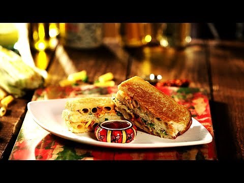Pasta Sandwich - How to make Pasta Sandwich | Healthy Snacks