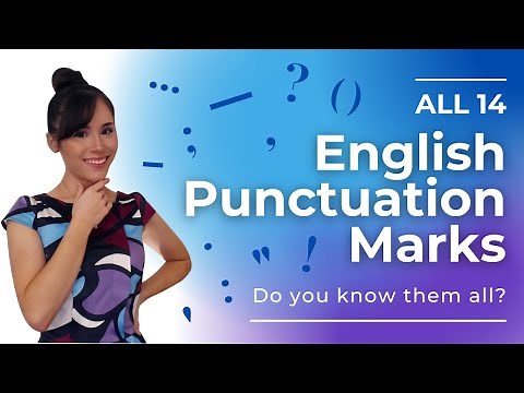All 14 English punctuation marks, do you know them all? l English Grammar