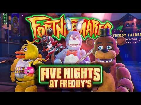 Five Nights At Freddy's Characters Play Fortnite | Freddy Fazbear, Foxy, Chica, & Bonnie!