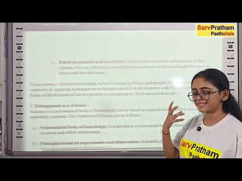 Business Studies chapter 1 class 12th nature and significance of Management