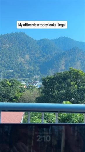 Lakshika Parihar | Work From Anywhere on Instagram: "Remote work perks nobody talks about enough: ✅ Views that look illegal ✅ Home cooked meals every day ✅ Saving SO much money Never going back to a cubicle 🏔️💸 #RemoteWork #DigitalNomad #WorkFromAnywhere #OfficeView #RemoteLife #LaptopLifestyle #WorkLifeBalance #SaveMoney #RemotePerks #MountainView #TravelGram #LocationIndependent #RemoteWorker”"