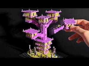 Making Minecraft End City with Clay and Magnet - ASMR