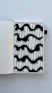 I spent ages staring at this blank page, waiting for creativity to show up. Nothing came. In the end, I just made that first line, and then the rest followed. I wasn’t completely happy with the result, but it’s a reminder: it’s better to try than get stuck doing nothing. Drawing is my way to unwind, and if it turns into good art, that’s a bonus! #foryou #art #drawing #creative #sketch #tutorial #mindfulness #satisfying #calming #artist #doodle #viral | The Calm Creator