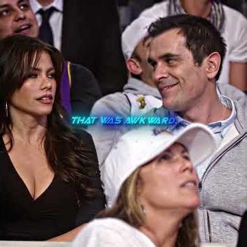 The man appeared on the stadium kiss cam./🎬Modern Family Season 1/#film #edit #edit #ModernFamily